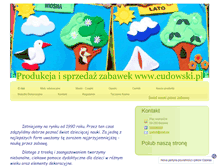 Tablet Screenshot of cudowski.pl